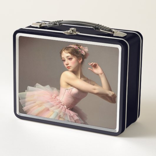 Hermosas bailarinas románticas con dulces colores メタルランチボックス (正面)