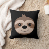 Hermoso oso perezoso sonriente クッション (ブランケット)