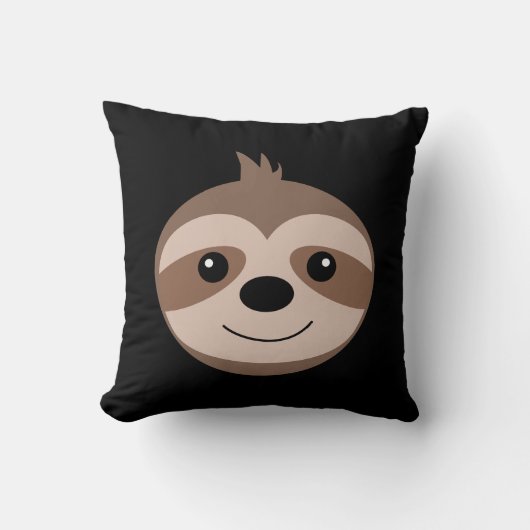 Hermoso oso perezoso sonriente クッション (正面)