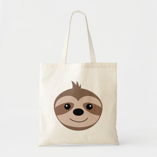 Hermoso oso perezoso sonriente トートバッグ (正面)