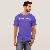 Hernandezネタの面白い名前 Hernandez 80年代風 Tシャツ (正面フル)