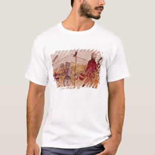 HernandoコルテスおよびMontezumaの会合 Tシャツ
