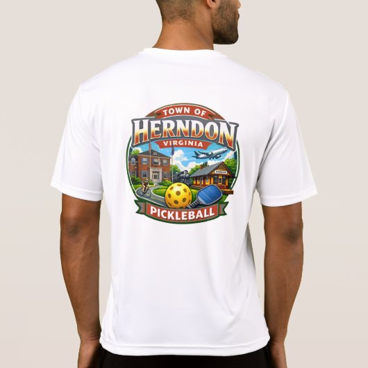 Herndon Virginia Pickleball Tシャツ (裏面)