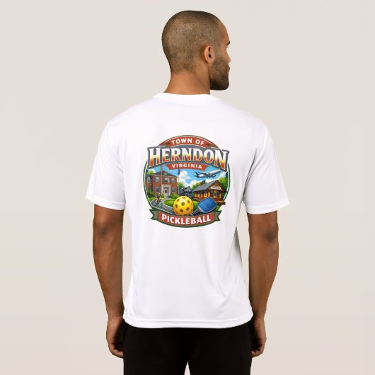 Herndon Virginia Pickleball Tシャツ (裏面フル)