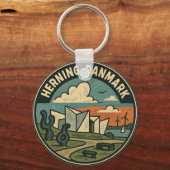 Herning Denmark Modern Art キーホルダー (正面)