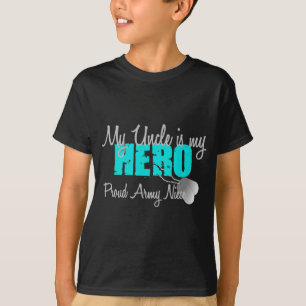 Hero軍隊の姪の叔父さん Tシャツ