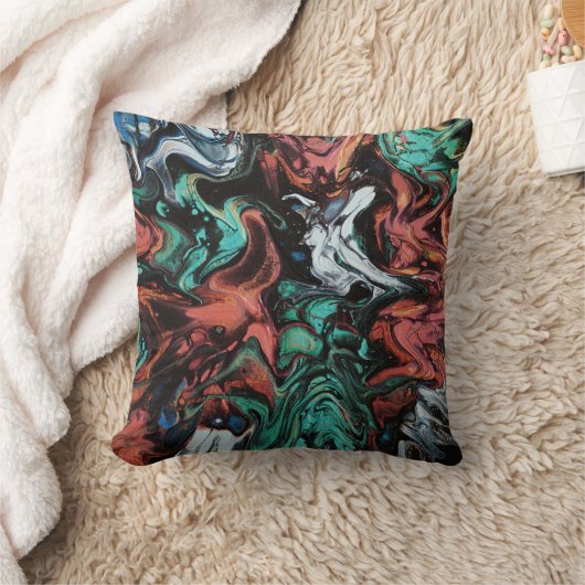 Hero Collision Throw Pillow クッション (ブランケット)