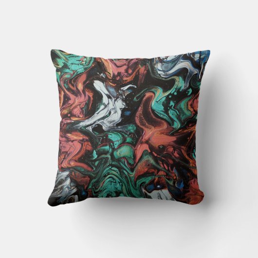 Hero Collision Throw Pillow クッション (裏面)