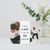 Hero Dad | お父さんに贈るフォトギフト カード (スタンド正面)