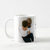 Hero Dad | オリジナル写真付き父の日コーヒーマグ コーヒーマグカップ (左)