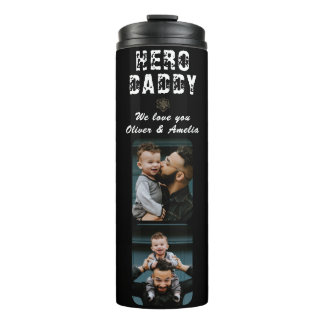 Hero Daddy Father`s Day 2 Photo Collage タンブラー
