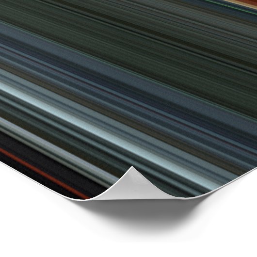 Hero movie barcode ポスター (角)