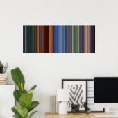 Hero movie barcode ポスター (ホームオフィス)