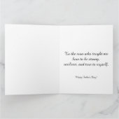 Hero to the World's Best Dad / Tarjeta カード (内部)