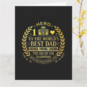 Hero to the World's Best Dad / Tarjeta  カード (黄色い花)