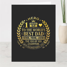 Hero to the World's Best Dad / Tarjeta カード
