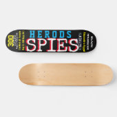 HEROD 300 SPIES スケートボード 7¾" デッキ (横)