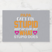 "Héroe en Casa" para el Día del Padre スパークリングワインラベル (シングルラベル)