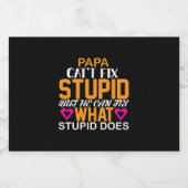 "Héroe en Casa" para el Día del Padre リキュールボトルラベル (シングルラベル)