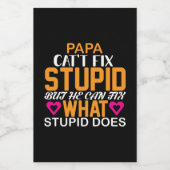 "Héroe en Casa" para el Día del Padre ワインラベル (シングルラベル)