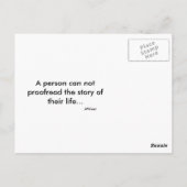 Heroes in History Collection – ストーリー ポストカード (裏面)