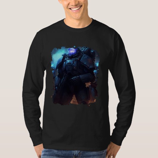 Heroes in space the amazing Space Marines  1 Tシャツ (正面)