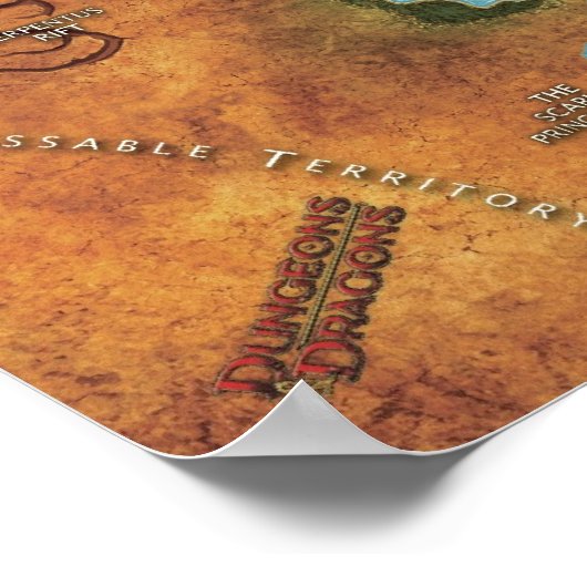 Heroes Of Nerath Game Boardマップ ポスター (角)