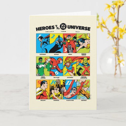 Heroes of the DC™ Universe カード (黄色い花)