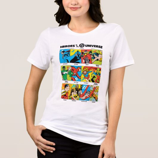 Heroes of the DC™ Universe トライブレンドＴシャツ (正面)