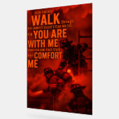 Heroic Christian Fire Rescue Wall Art 2026 アクリルサイン (傾斜)