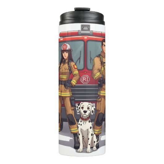 Heroic Firefighters Anime Thermal Tumbler タンブラー (正面)
