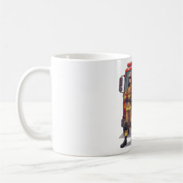 Heroic Firefighters & Dalmatian Anime Coffee Mug コーヒーマグカップ