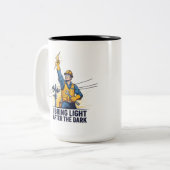 Heroic Lineman Coffee Mug ツートーンマグカップ (正面左)