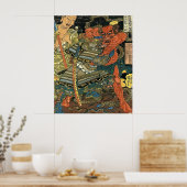 Heroic warrior Kashiwade no Omi Kanehira  ポスター (キッチン)