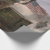 Heroic Yorkie "Corporal Smoky" WWII Military Art  ラッピングペーパー (角)