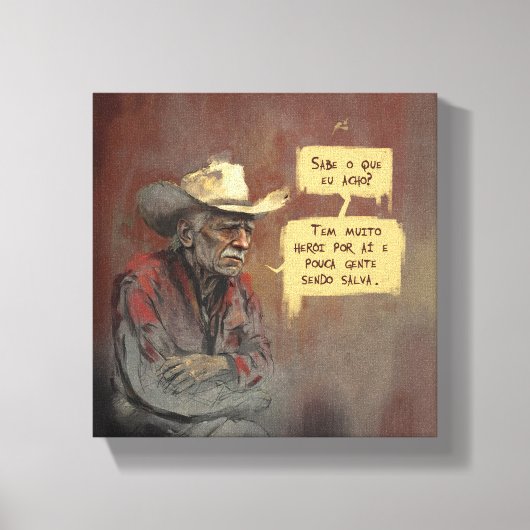 Heróis キャンバスプリント (正面)