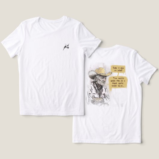 Heróis トライブレンドＴシャツ (デザイン正面&裏面)