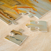 Heron at Dawn by the Water ジグソーパズル (側面)