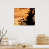 Heron at Sunset - James River - – アートポスター ポスター (キッチン)