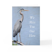 Heron Get Well Greeting Cardテンプレート