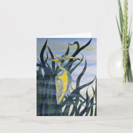Heron in Reedsノートカード カード