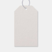 Heron Lake Toile French Country Wedding Monogram ギフトタグ (裏面)