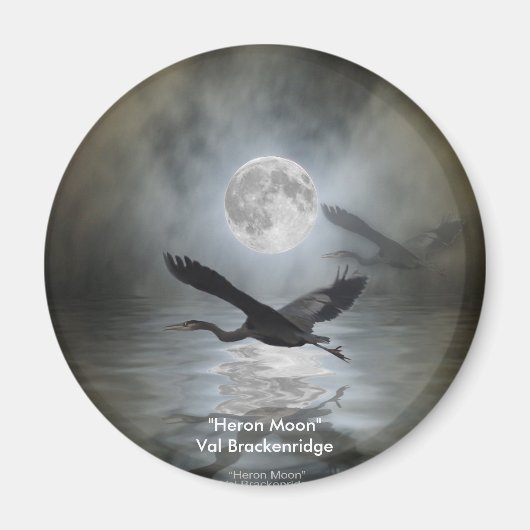 「HERON MOON」マグネット マグネット (正面)