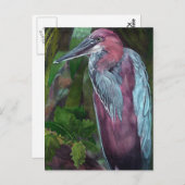 Heron Standing Alone 2ポストカード ポストカード (正面/裏面)