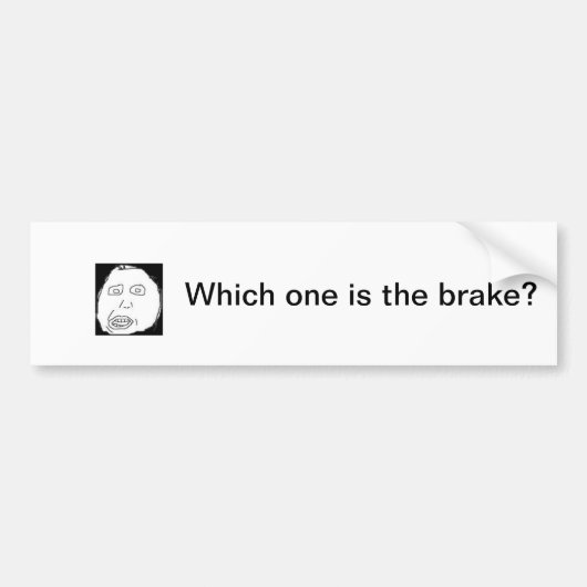 Herp Derpのバンパーステッカー バンパーステッカー (正面)