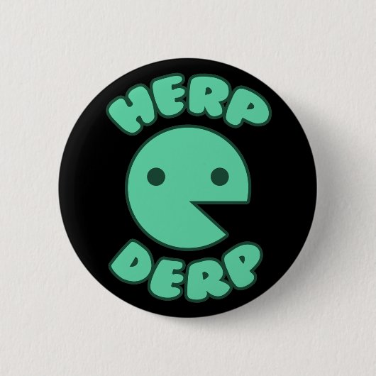 Herp Derp 缶バッジ (正面)