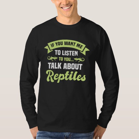 Herpetologist Reptiles Lizard Herpetology Reptilia Tシャツ (正面)