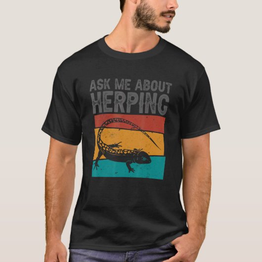 Herpinについて頼Herpetology私 Tシャツ (正面)