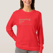 Herping Girl - Herping Tシャツ (正面)