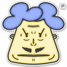 Herr Mustache漫画顔v2 シール